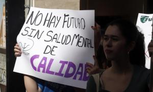 La exministra de Igualdad, Irene Montero, en la manifestación contra la violencia machista convocada por la Comisión 8M en Madrid. — Víctor Lerena (EFE)