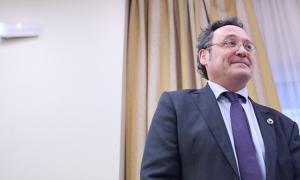 El ministro de Presidencia, Félix Bolaños, tras el Consejo de Ministros del 2 de agosto. — J. J. Guillén / EFE